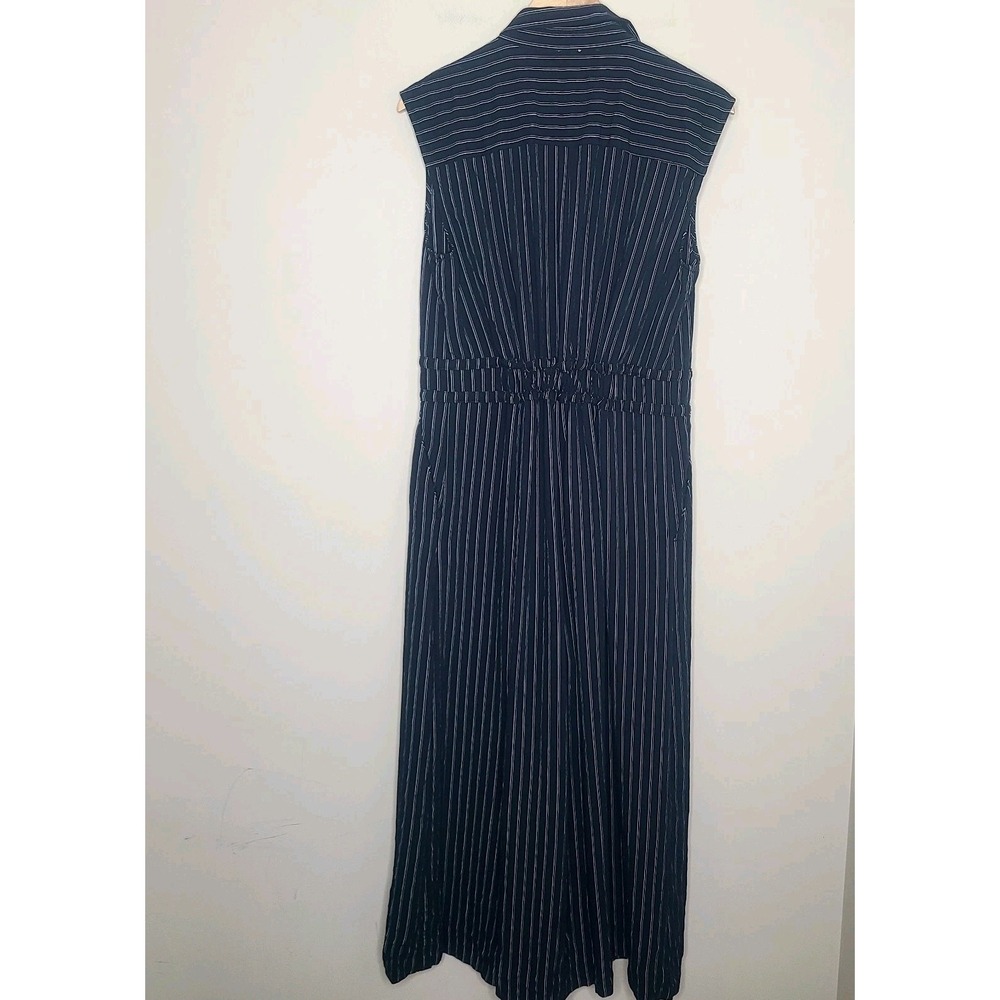 Anthropologie Maeve Easy Sleeveless‎ Shirt Jumpsuit Sz M Slimming Relaxed - Picture 5 of 10